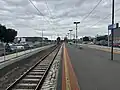 Southbound view from Platform 1, October 2024