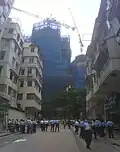PTU operating during Aug 2007 metalworkers' protests.