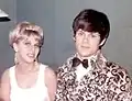 Man wearing a Lord John coat, the popular "dandified" male fashion in 1968