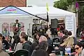 Music outside the Bookbinders pub in Canal Street