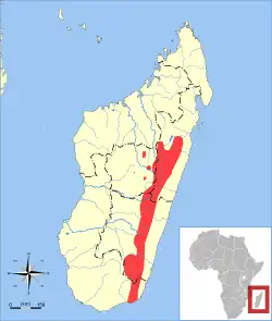 Map of range