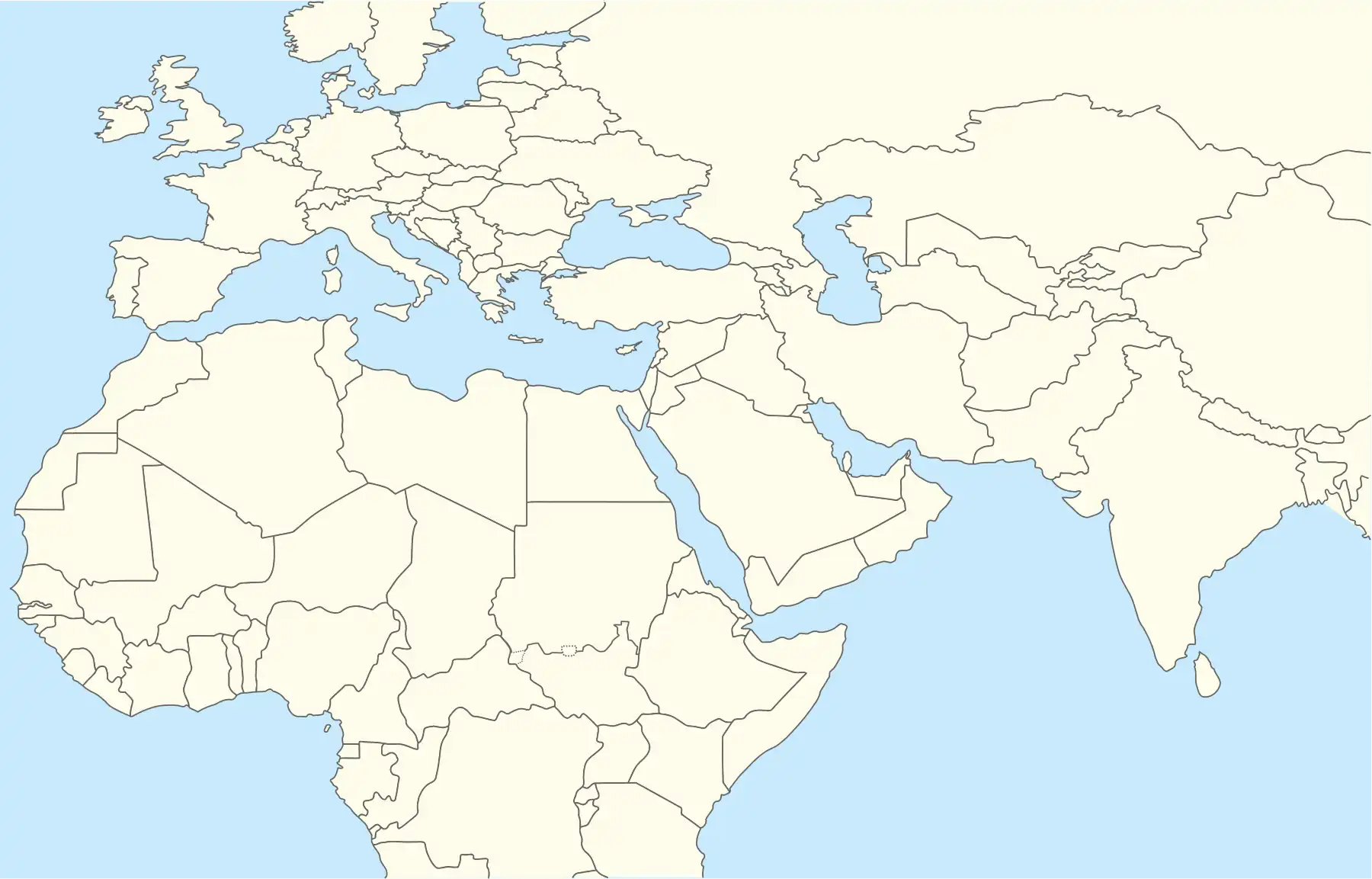 Location of the Sea of Galilee.