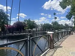 Path along the canal in Mill Creek Park.