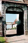 Ancient entrance to the old farm
