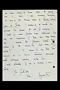 Letter to Eugenics Society enquiring about preventing a disabled woman from marrying, p. 2 (Wellcome Collection)