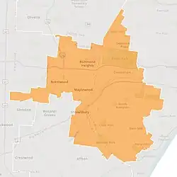 Map of the district