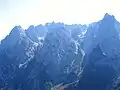Lärcheck (left), Mitterkaiser (front), Ackerlspitze (behind), Predigtstuhl (right)