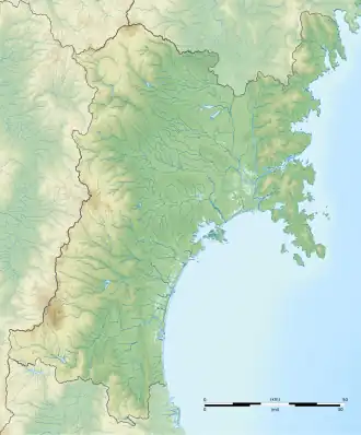 Xebio Arena Sendai is located in Miyagi Prefecture