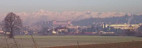 Moncalieri in the mist