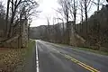 Entrance gate along Old US 33 east of Elkins