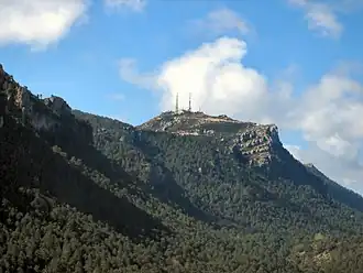 Peak of Mont Caro