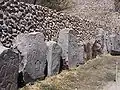Stones of the Dancers, in the Plaza of the Dancers, next to Building L.