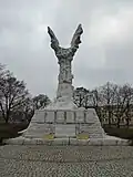 The back of the monument