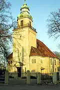Former Protestant church, now the Catholic parish church.
