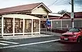 Station building and entrance to Platform 2, May 2022