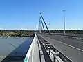 Road and Pedestrian walkway on the bridge, September 2012