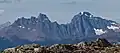Mount Bridgland (left) and Derr Peak (right)