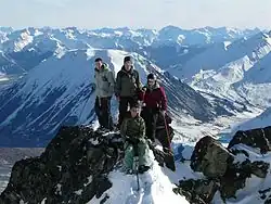 New Zealand skifields from Mount Olympus Ski Area.