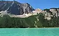 Mount Ogden from Sherbrooke Lake