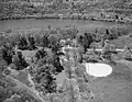 Historic American Buildings Survey, aerial view, looking west, 2003