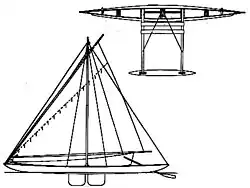 A proa, a form of outrigger canoe