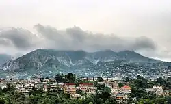 Photo of the city's skyline,  2017