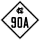 North Carolina Highway 90A marker