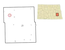 Location of Leal, North Dakota