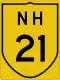 National Highway 21 shield}}