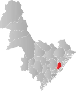 Austre Moland within Aust-Agder