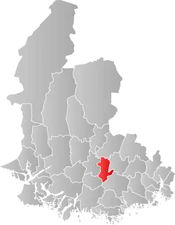 Laudal within Vest-Agder