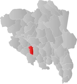 Etnedal within Innlandet