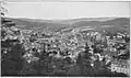 Site of the new church above the old town around 1900