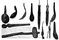 Image 8Unspecified artifacts of Native Americans (from a History of Oregon published in 1922). (from History of Oregon)
