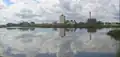 Panorama of Moncton, with Assomption Square in the center.