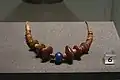Amber, glass necklace, Czech Republic