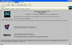 Screenshot of about: page.