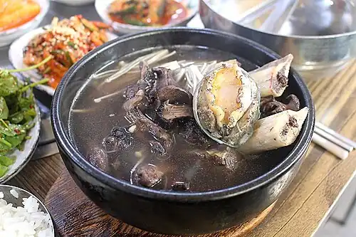 With abalone