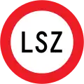 New Zealand – Limited Speed Zone (Maximum speed limit is 100 km/h (62 mph), reduces to 50 km/h (31 mph) if dangerous conditions exist such as bad weather)