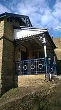 Station building entrance