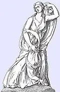 Niobe and her children, (Uffizi).