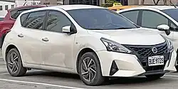 Front view of Nissan Tiida J (2021 facelift)