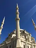 Close-up view of mosque