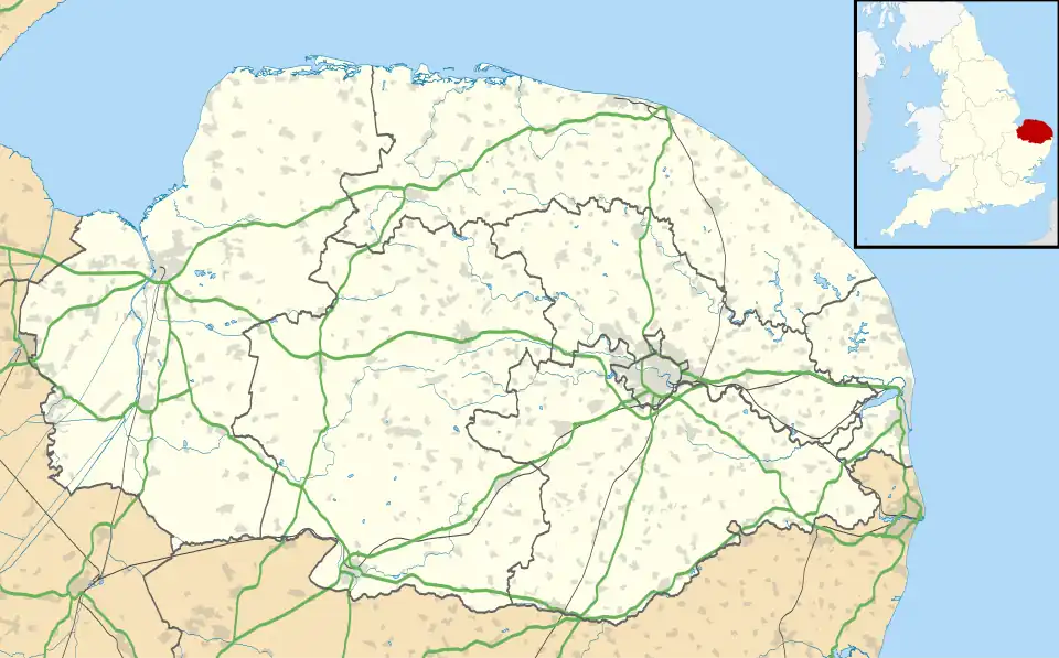 Anmer Hall is located in Norfolk