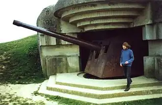 World War II 15 cm TbtsK C/36 German coastal gun
