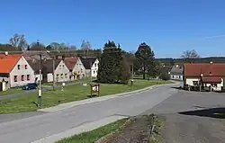 Centre of Ošelín