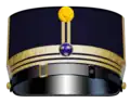 Camp hat (Lägermössa m/1865-99) for a lieutenant colonel.