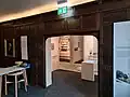 Oak panelling from Tyneham House, now in Dorset Museum.