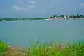 A view of the infrastructure (housing) at the opposite bank of Oguta