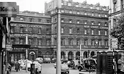 The former entrance off Stephenson Plac